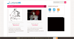 Desktop Screenshot of definicionabc.com