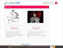 Tablet Screenshot of definicionabc.com